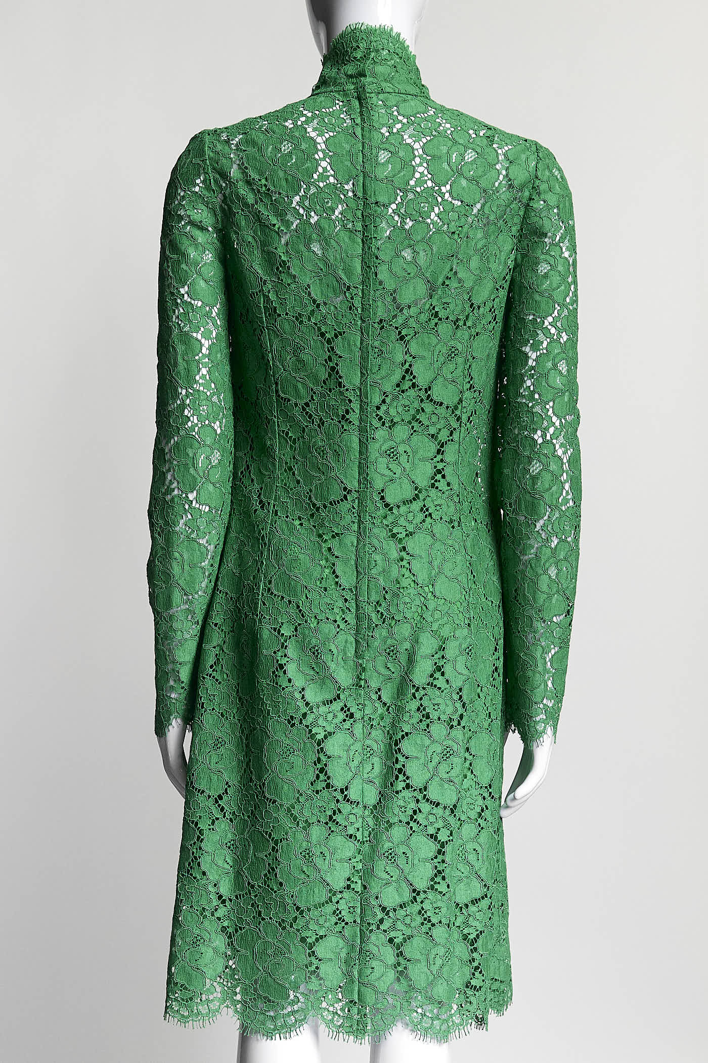 Dolce & Gabbana Green Lace Dress 40