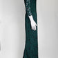 Dolce & Gabbana Green Lace Dress IT 40