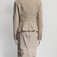 Dolce & Gabbana Khaki Blazer/Skirt Suit  38