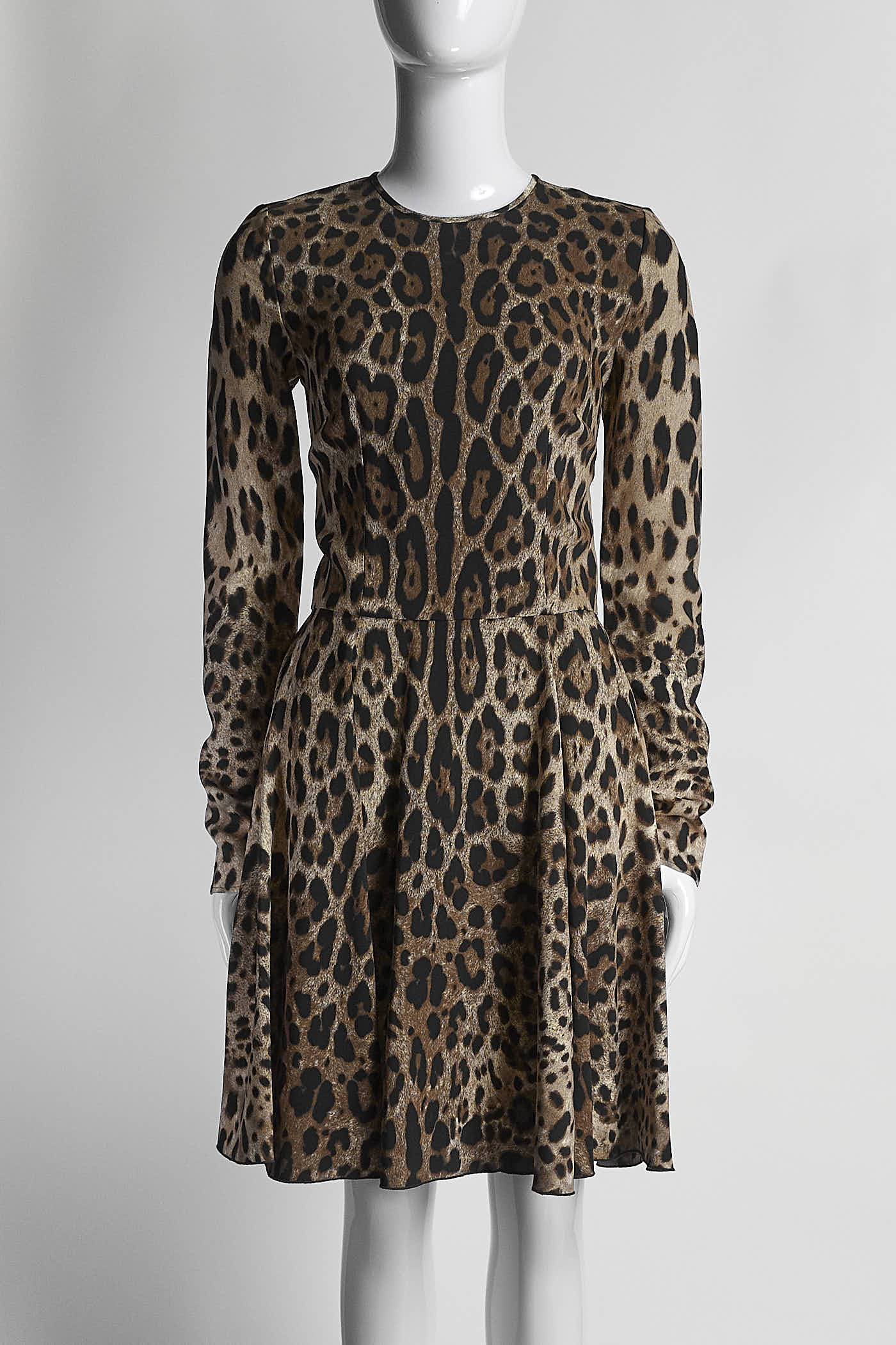 Dolce & Gabbana Leopard Mini Dress 40