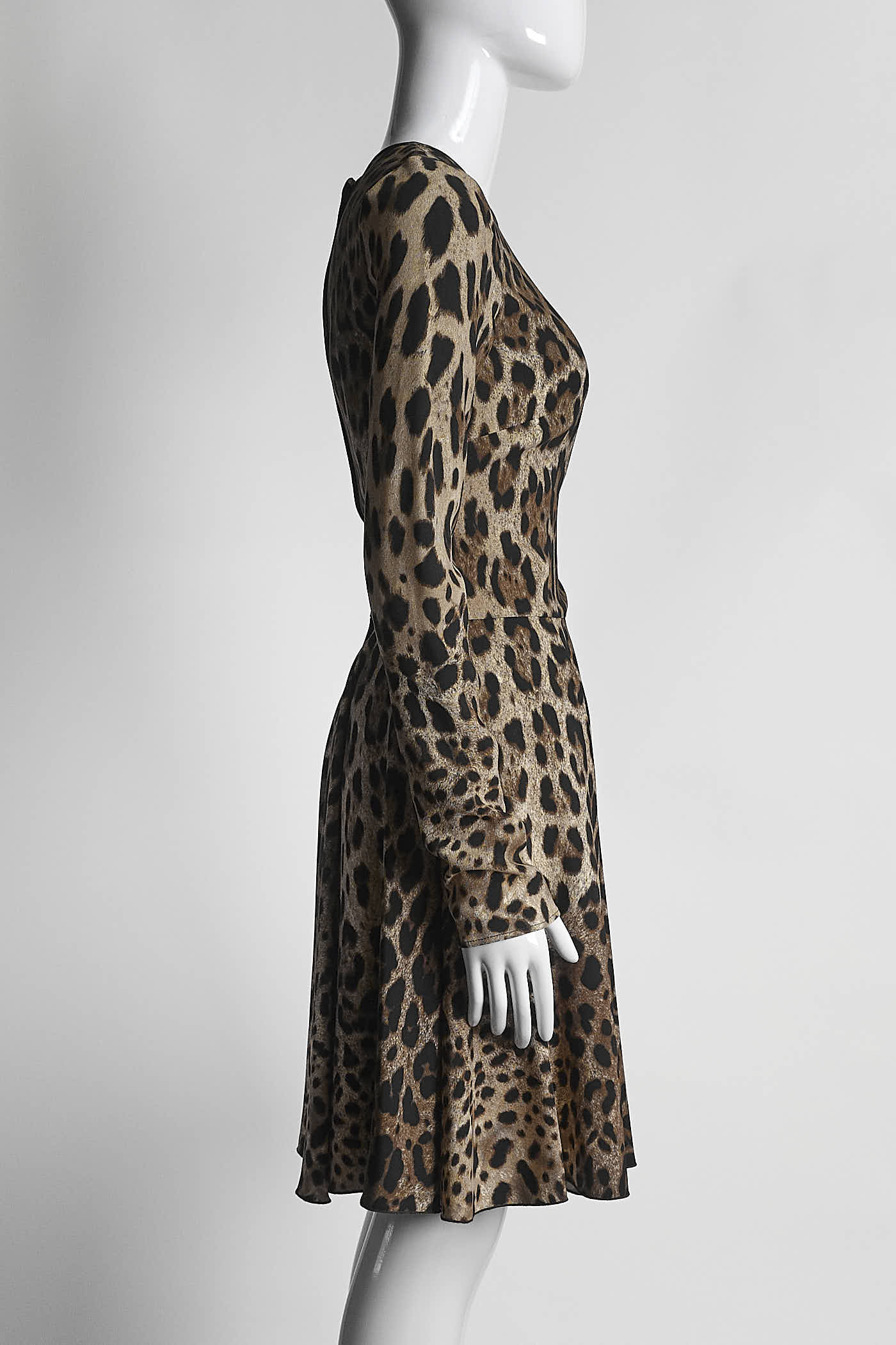 Dolce & Gabbana Leopard Mini Dress 40