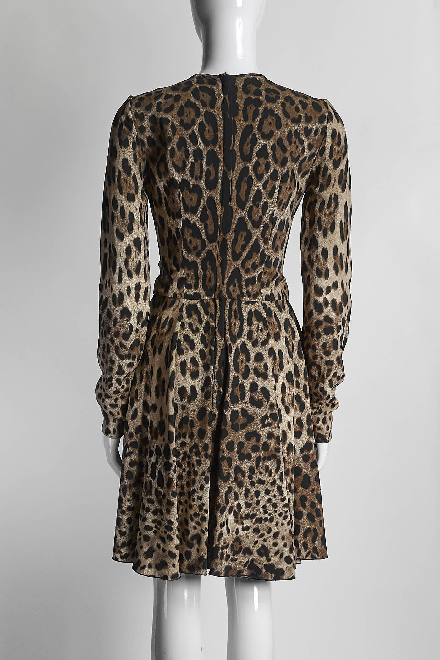 Dolce & Gabbana Leopard Mini Dress 40
