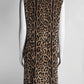 Dolce & Gabbana Leopard Printed Sleeveless Dress IT 48