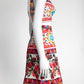 Dolce & Gabbana Multicolor Carretto Roses Print Cotton Crop Top & Skirt Set 40