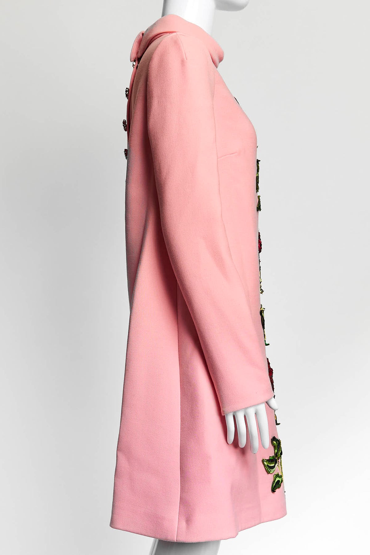 Dolce& Gabbana Pink Dress with Sequin Rose Detail M