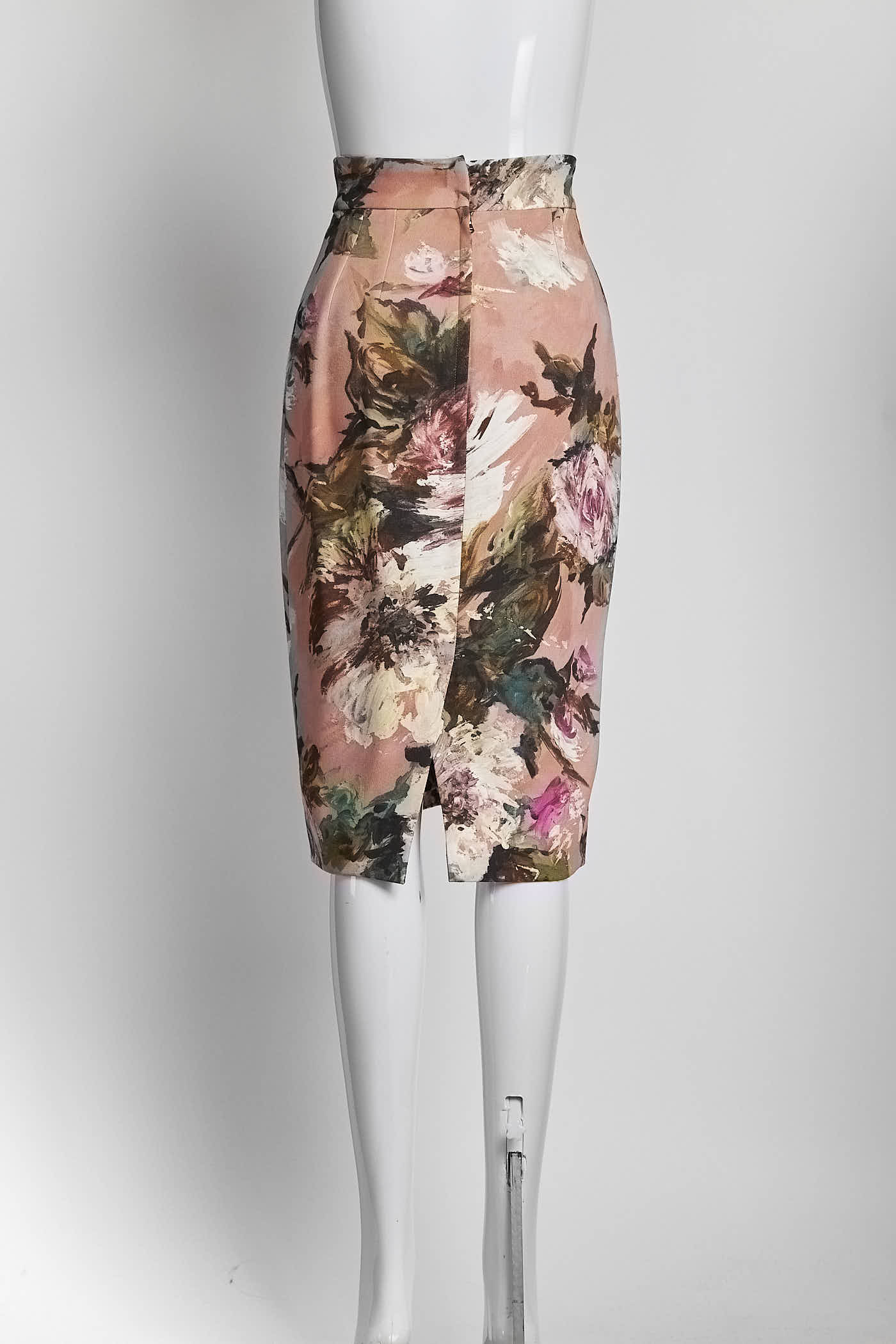 Dolce & Gabbana Pink Floral Skirt 40
