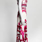Dolce & Gabbana Pink Silk Printed Skirt Set 42