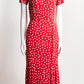 Dolce & Gabbana Polka Dot Print Midi Length Dress IT42