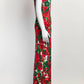 Dolce & Gabbana Red Floral Sleeveless Dress 42