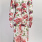 Dolce & Gabbana Stretch Silk Peony Rose Dress IT42