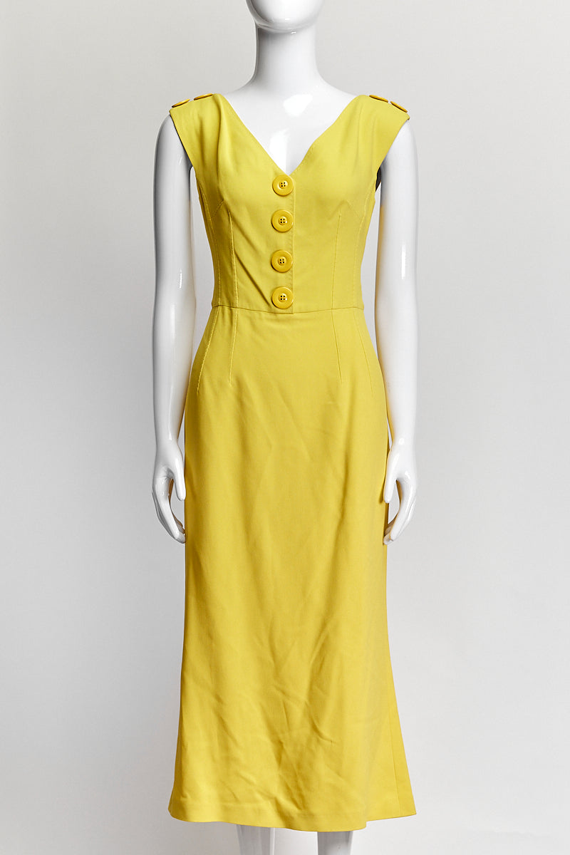 Dolce & Gabbana Yellow Dress IT 42