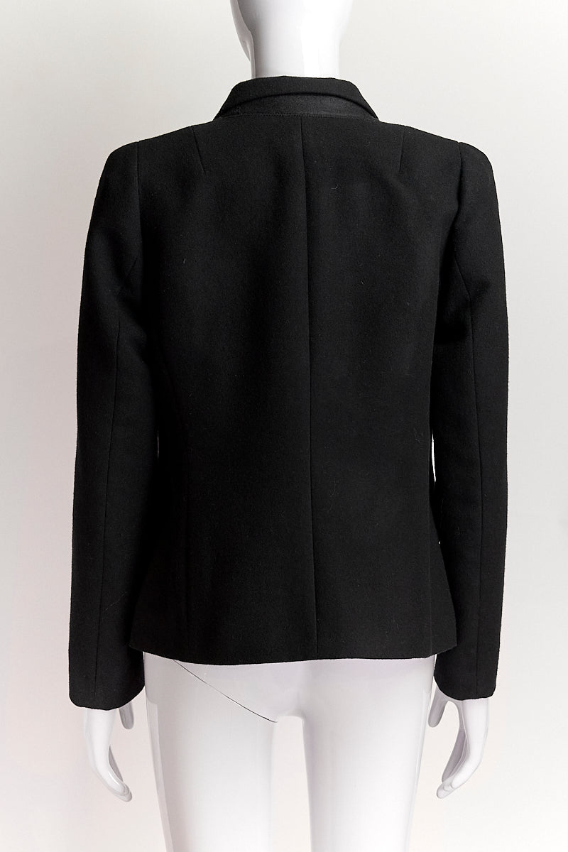 Dries Van Noten Black Wool Blazer IT 42