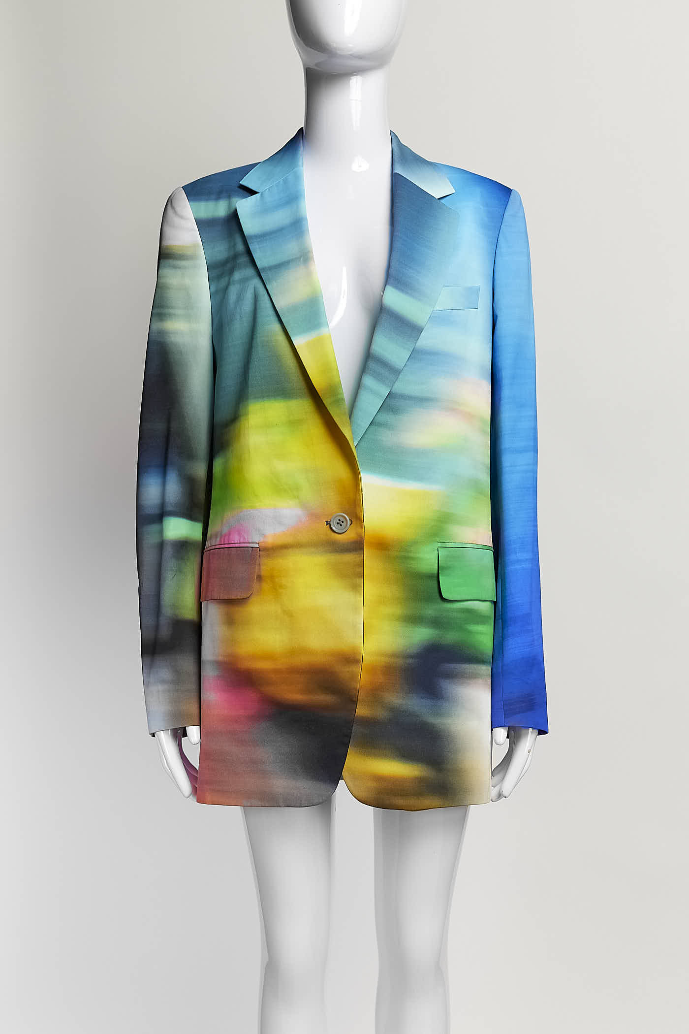 Dries Van Noten Blurry Multicolour Blazer 36