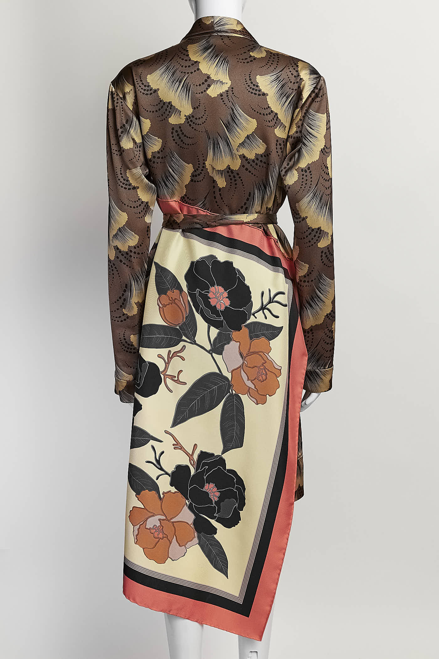 Dries Van Noten Floral Viscose-Blend Kimono XS