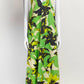 Dries Van Noten Green Floral Printed  Satin Dress 36