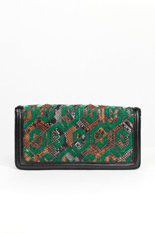 Dries Van Noten Leather Clutch