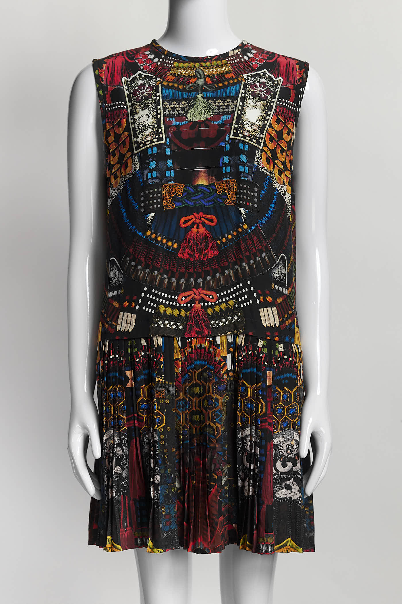 Dsquared2 Samurai Printed Sleeveless Dress 42