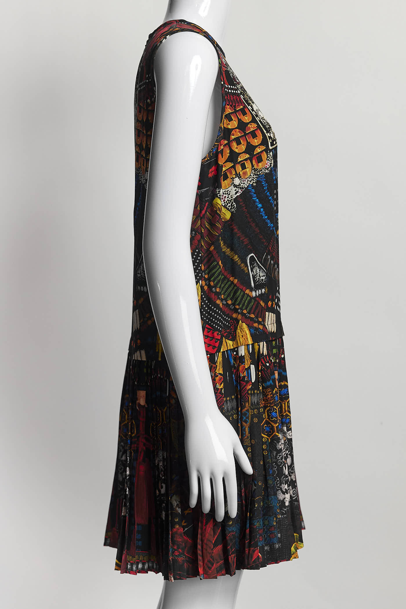 Dsquared2 Samurai Printed Sleeveless Dress 42