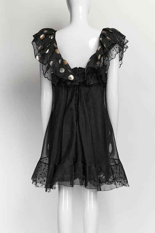 Dundas Polka Dot Mini Dress IT 42