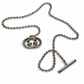 Gucci Interlock GG Silver with Ball Chain