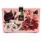dolce and gabbana peony printed acrylic crossbody bag
