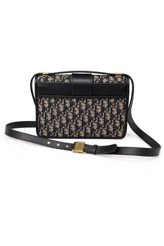 Dior 30 Montaigne Bag Blue Dior Oblique Jacquard