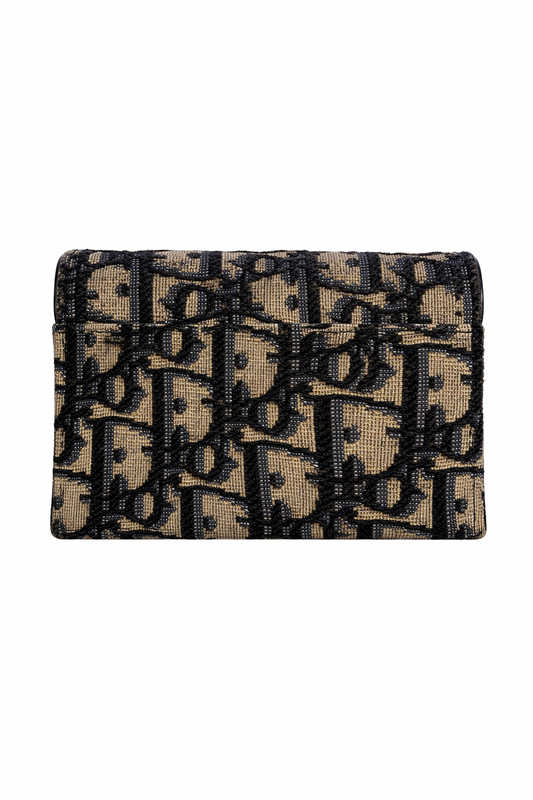 Dior Saddle Bloom Card Holder
