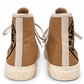 CHRISTIAN DIOR BEIGE JUTE WALK'N'DIOR UNION SNEAKERS - SIZE 37