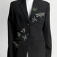 ERDEM Embellished Single-Breasted Blazer 8