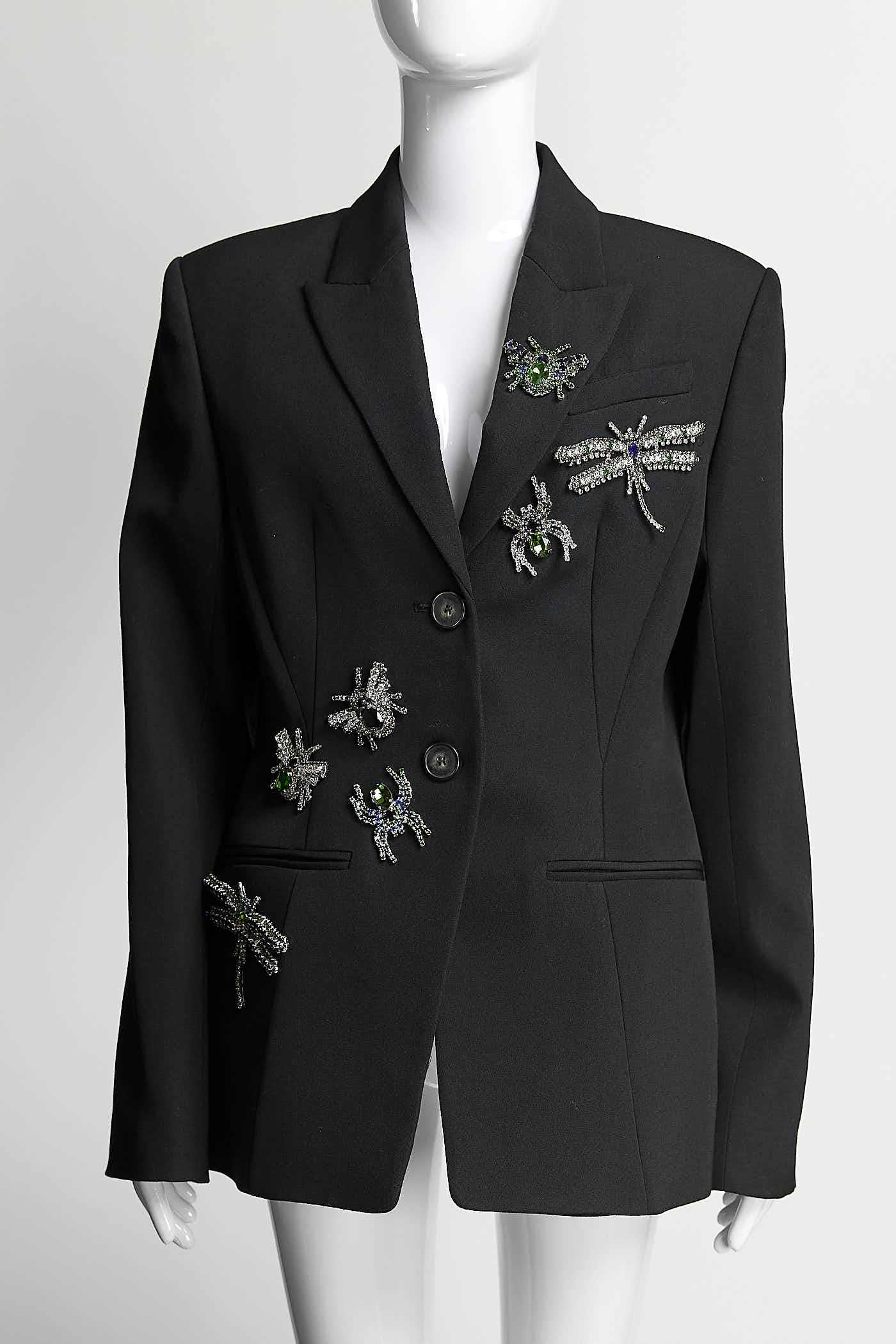 ERDEM Embellished Single-Breasted Blazer 8