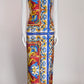 Dolce & Gabbana Long Printed Dress IT40 FR36