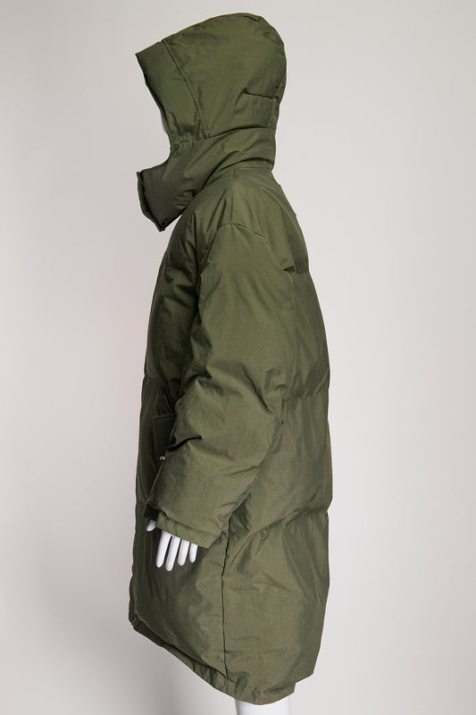 JW Anderson Army Green Hooded Winter Coat US 6