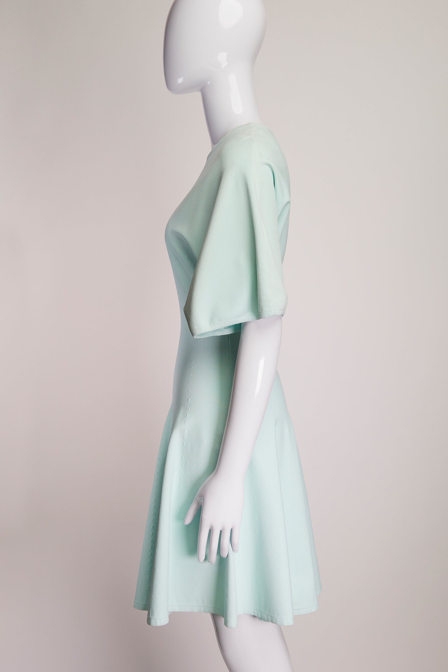 Alaia Mint Puff Sleeve Dress FR34 IT38