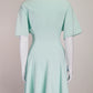 Alaia Mint Puff Sleeve Dress FR34 IT38