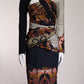 Etro Patterned Cut-Out High Neck Dress IT44 FR40