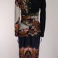 Etro Patterned Cut-Out High Neck Dress IT44 FR40