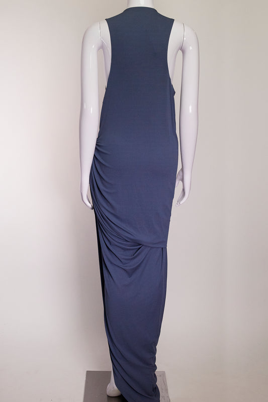 Alexandre Vauthier Navy Blue Long Dress FR44 IT48