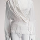 Dries Van Noten White Tie Up Blouse FR36 IT40