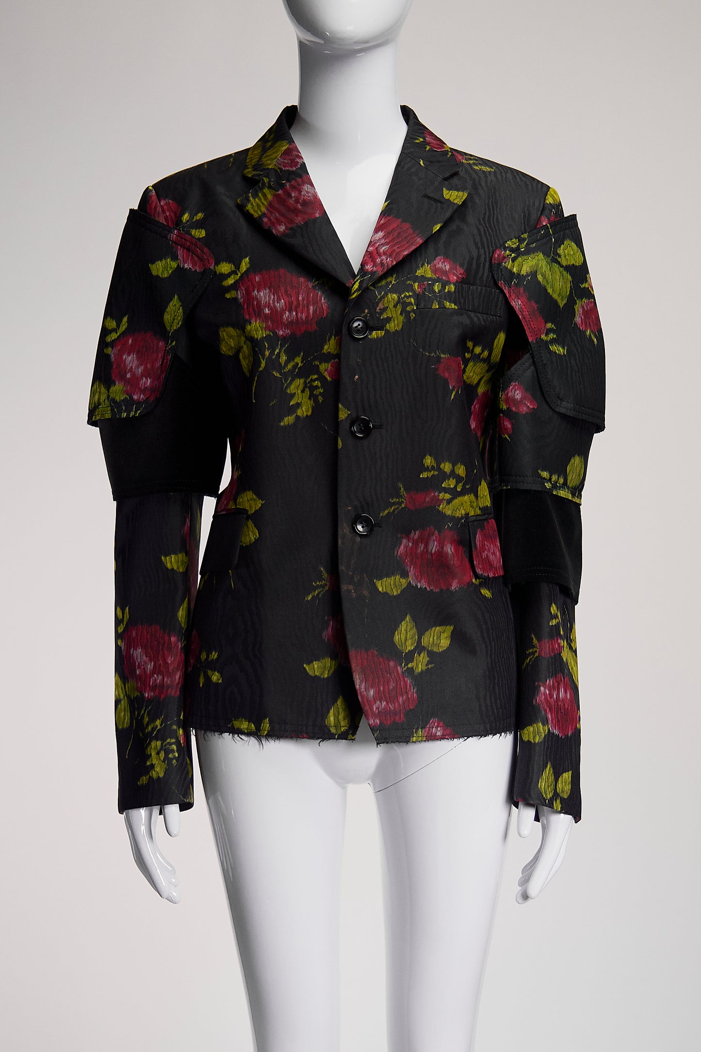 Comme des Garçons Roses Patch Blazer M