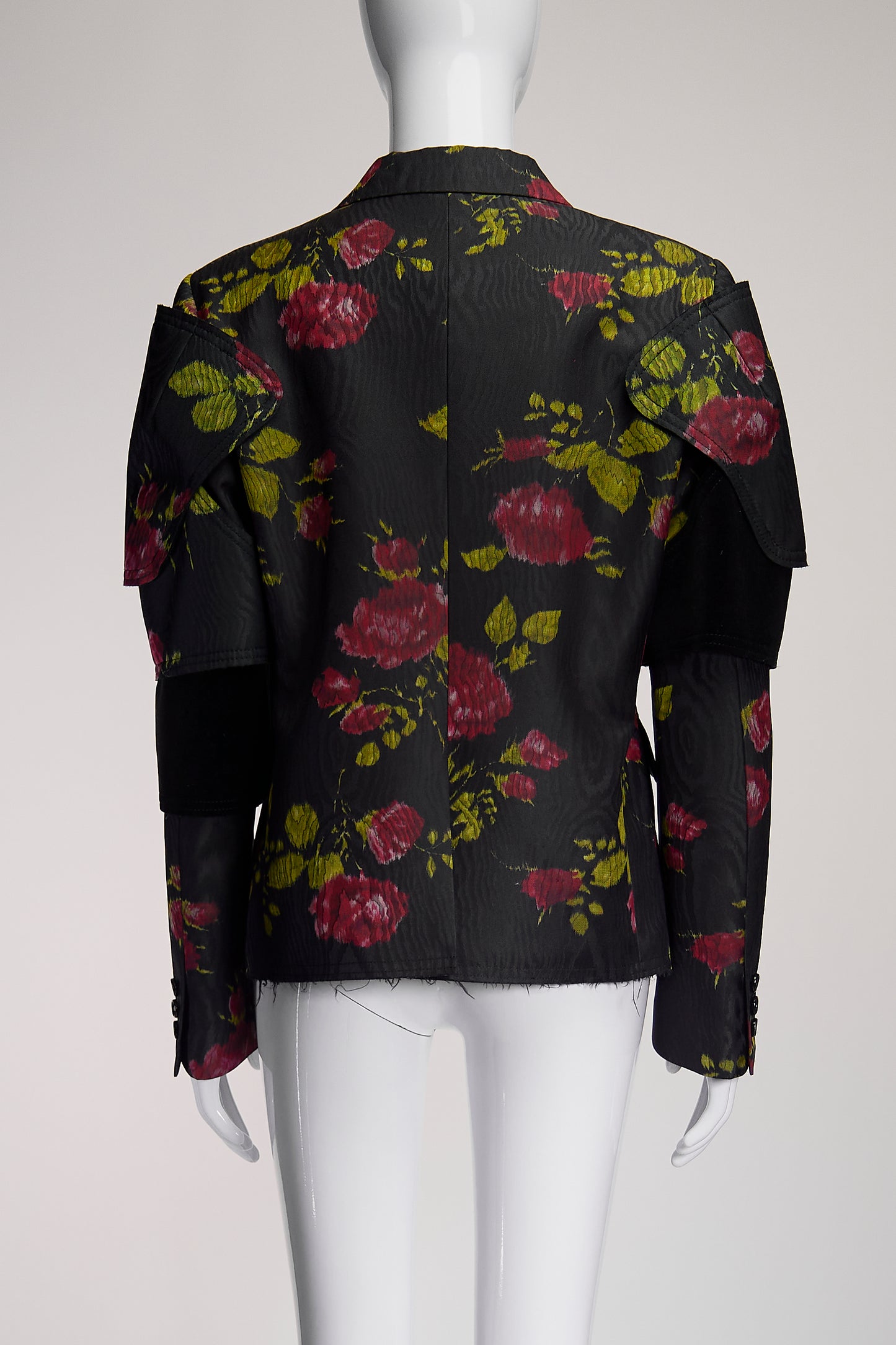 Comme des Garçons Roses Patch Blazer M