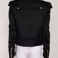 Balmain Military Style Crop Blazer FR38 IT42