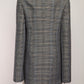 WE11DONE Blue Collarless Houndstooth Single Breasted Blazer S