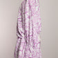 Tibi Purple and White Patterned Midi Dress US8