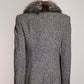 Michael Kors Fur Collared Wool Blazer US4