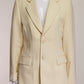 Maison Margiela Cream Structured Blazer US2