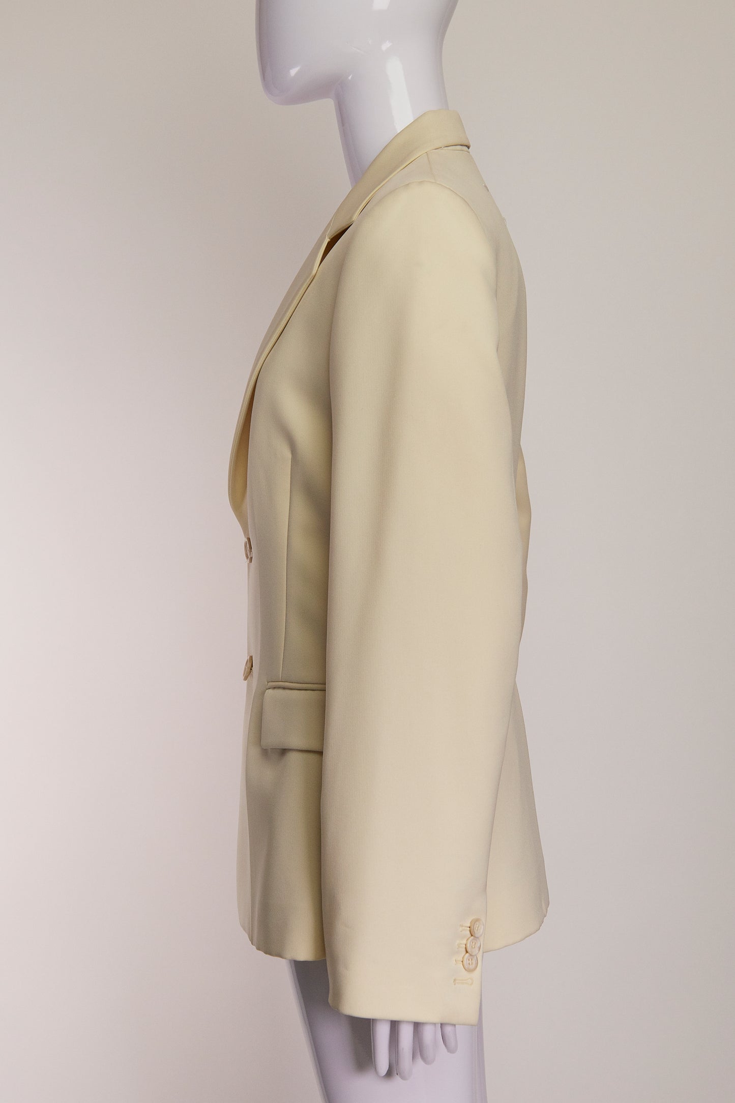 Maison Margiela Cream Structured Blazer US2