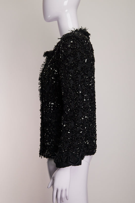 Isabel Marant Sequin Collarless Jacket FR36 IT40