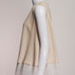 Brunello Cucinelli Beige Silk Top XXL