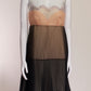 Prada Pleated Color Block Organza Dress IT38 FR34