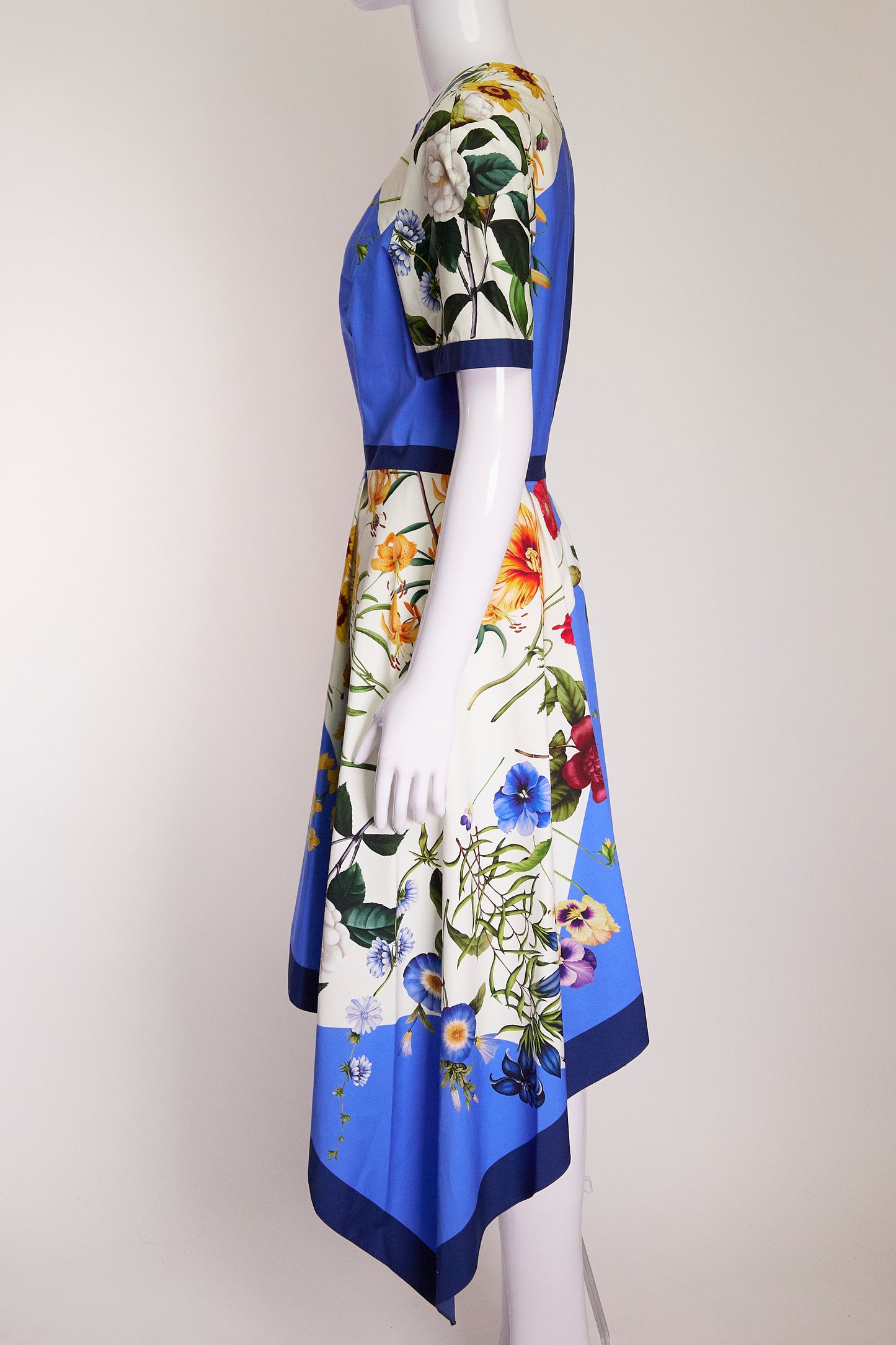 Oscar de la Renta Floral Midi Dress US8